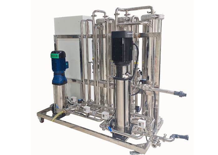 1000 Liter Per Hour Double Pass RO System Water Treatment Equipment For Hospital