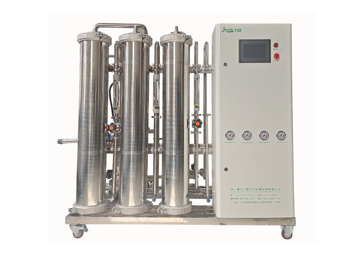 1000 LPH Double Stage RO System Water Treatment Equipment For Hospital