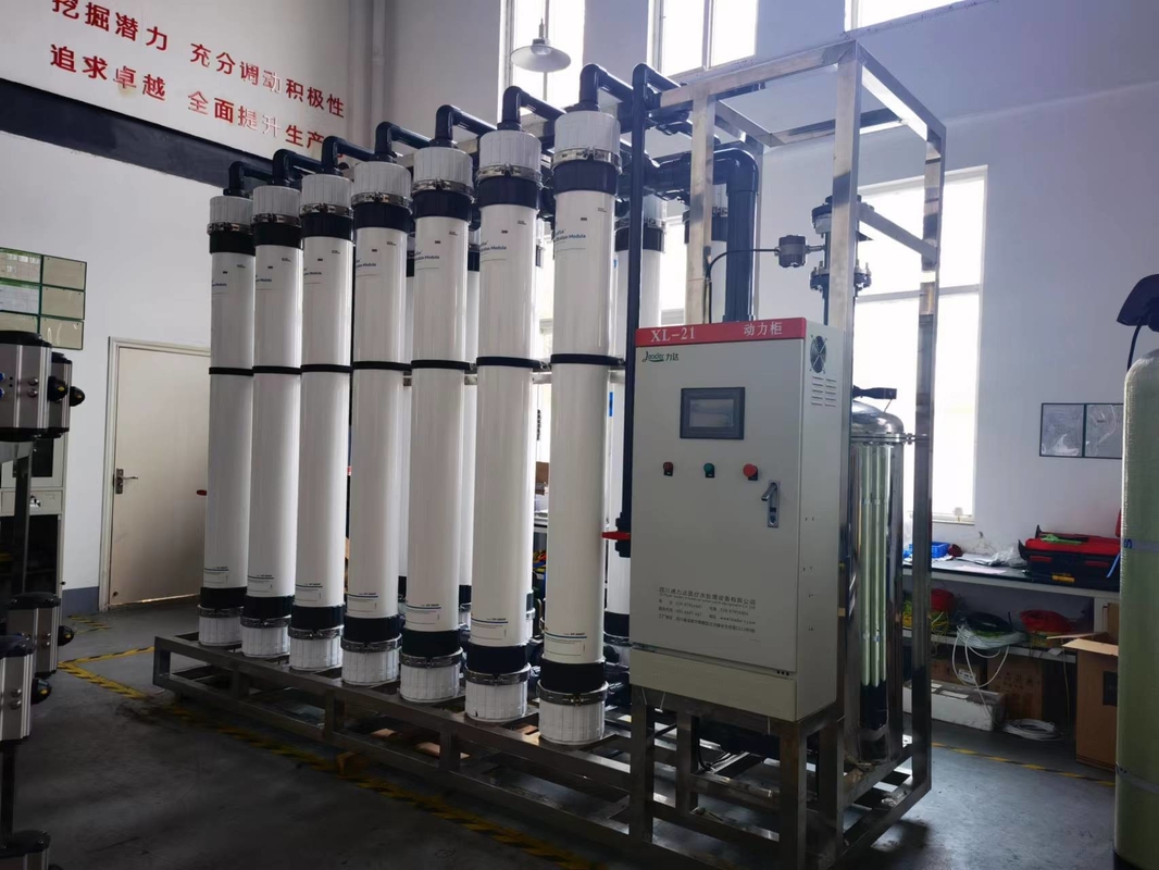 65000lph UF Membrane Filters Water Treatment Full Automatic