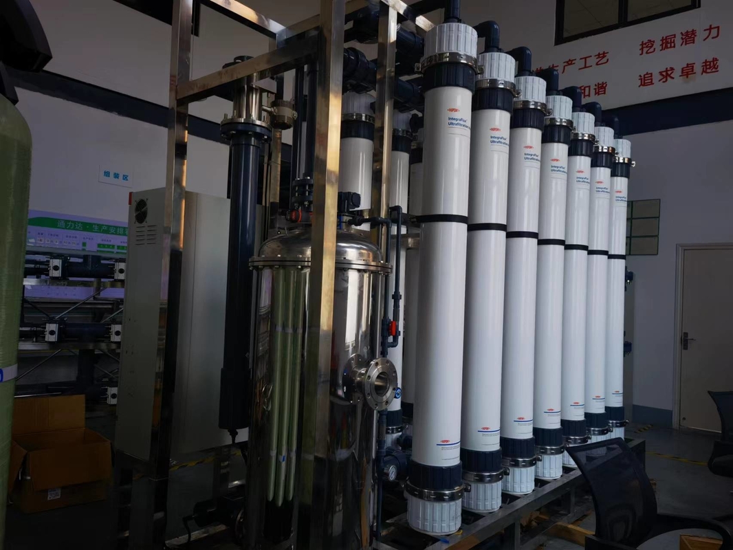 65000lph UF Membrane Filters Water Treatment Full Automatic