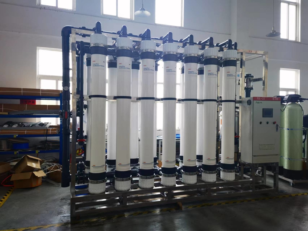 65000lph UF Membrane Filters Water Treatment Full Automatic