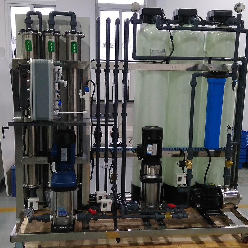 Double Stage RO System EDI Water Treatment Plant For Microelectronics Medical