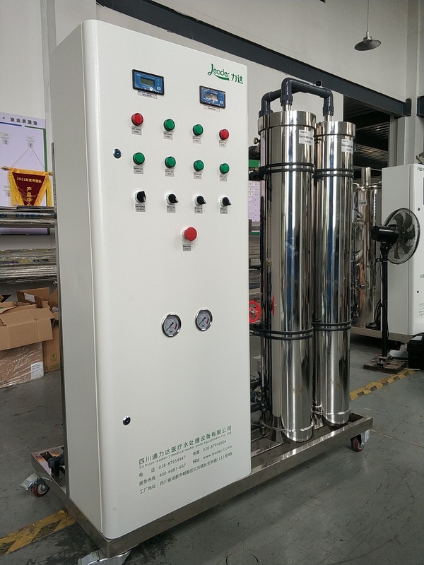 Efficient Single Pass Reverse Osmosis System 5.0KW Power Rating 2000 LPH Flow Rate
