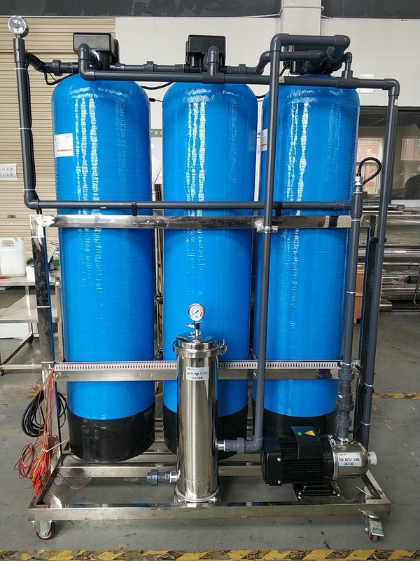 Efficient Single Pass Reverse Osmosis System 5.0KW Power Rating 2000 LPH Flow Rate