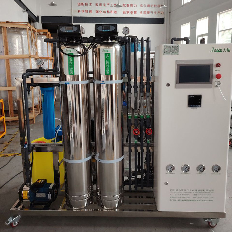500LPH Capacity Double Pass EDI Water Plant Equipped with Vontron/DOW/Toray Ro Membrane