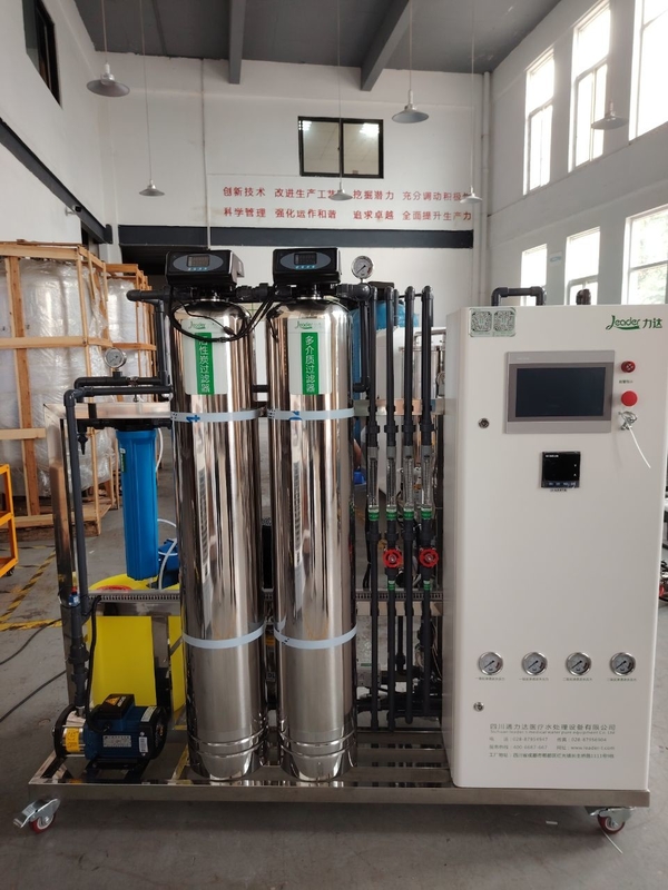 500LPH 2 stage RO with IOPURE EDI modue ultra pure water system