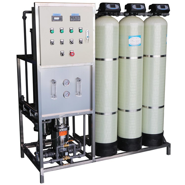 1000lph Industrial Single Pass RO System UV Sterilizer Active Carbon Filter