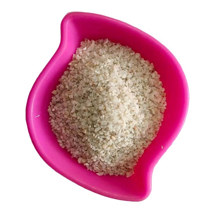Quartz Sand Water Treatment Plant Filter Media 99.9% SiO2 0.003% Al2O3