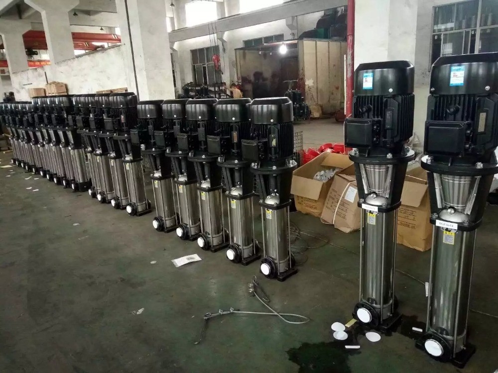 Electric Power Water Pressure Booster Pump 3 Phase Stainless Steel Multistage Centrifugal Pump RO System Accessories