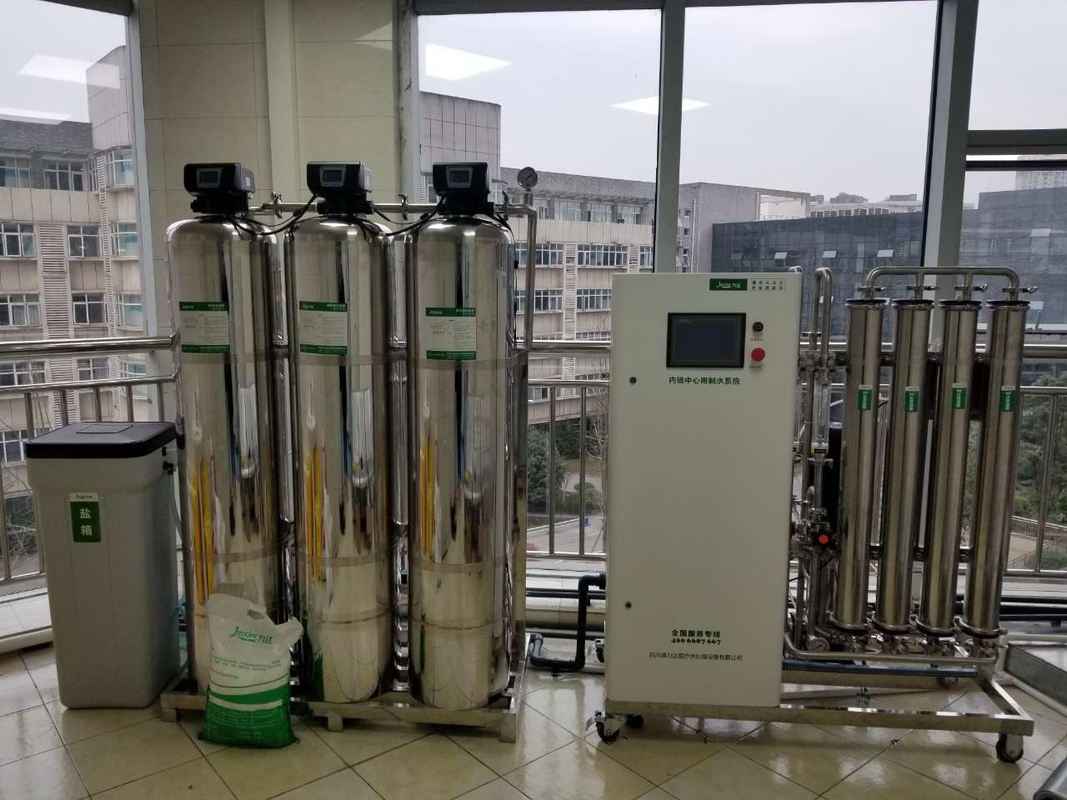 500 Liters Per Hour Double Pass RO System Two Stages Ro Water Treatment  System