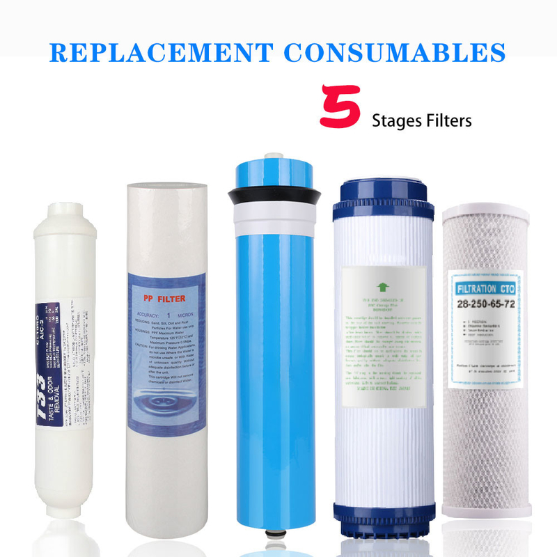 75GPD Household Ro Water System Osmosis Drinking Water Filter System