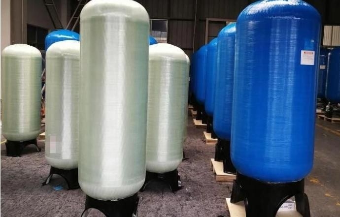 Industrial Frp Tank For Water Treatment Sand Filter Pressure Vessel RO Plant