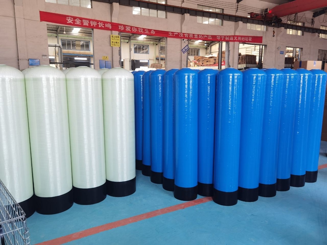 Industrial Frp Tank For Water Treatment Sand Filter Pressure Vessel RO Plant