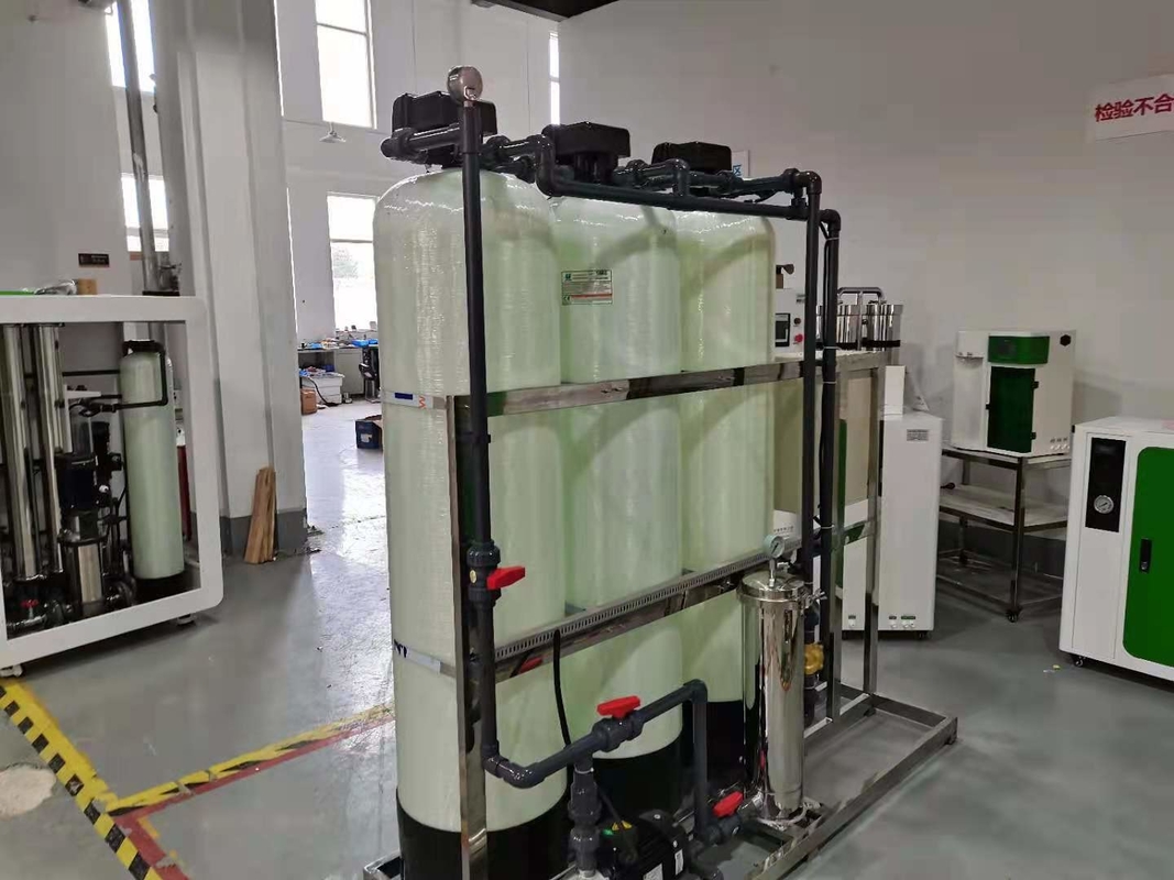 PLC Touch Screen Industrial Commercial Filter Water Softener For Hard Water