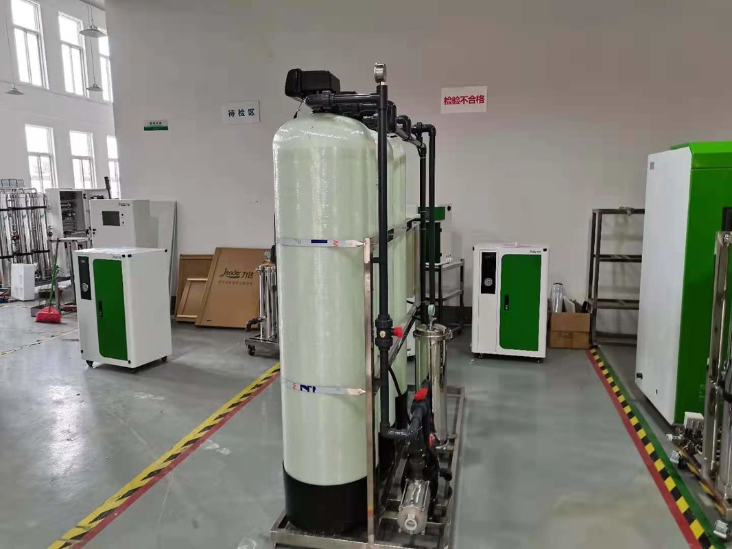 PLC Touch Screen Industrial Commercial Filter Water Softener For Hard Water
