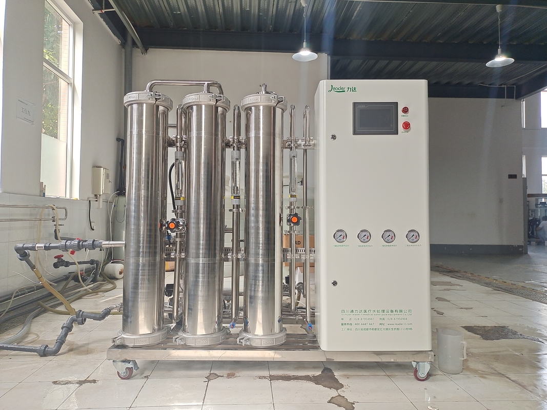 1200LPH Double Stage Reverse Osmosis System For Desalination