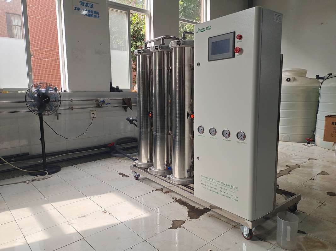 1200LPH Double Stage Reverse Osmosis System For Desalination
