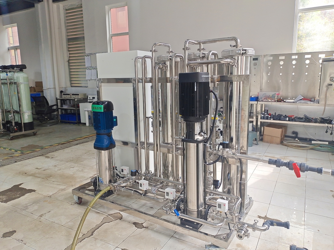 1200LPH Double Stage Reverse Osmosis System For Desalination
